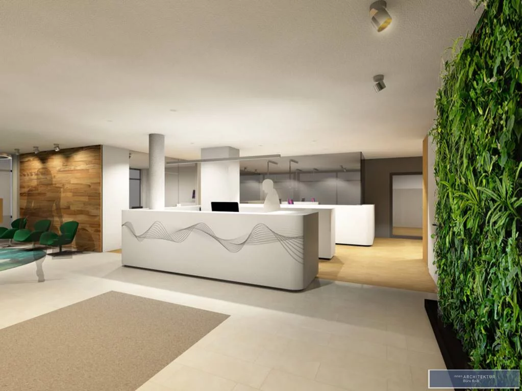 Entwurf Eingangsbereich Boehler Hoerzentrum