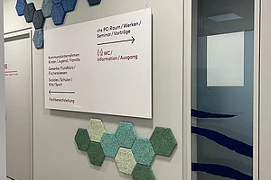 Akustik und Leitsystem